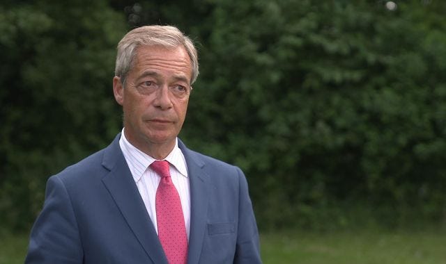 Nigel Farage 'dismayed' after Reform activist filmed making 'appalling ...
