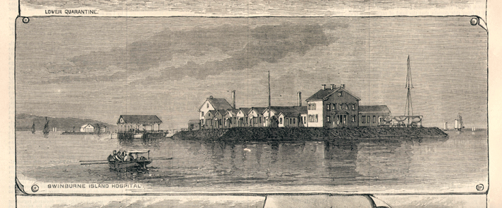 Swinburne Island from Harper's Weekly, Sep 6, 1879