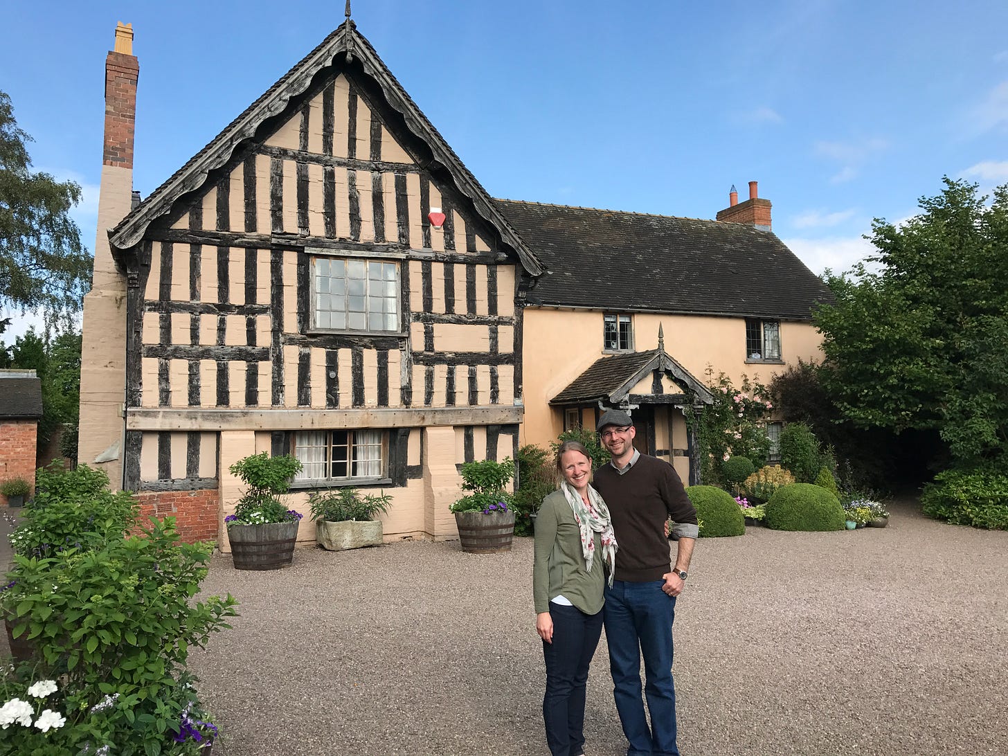 Julie & James Witmer on their first visit to Wollerton.