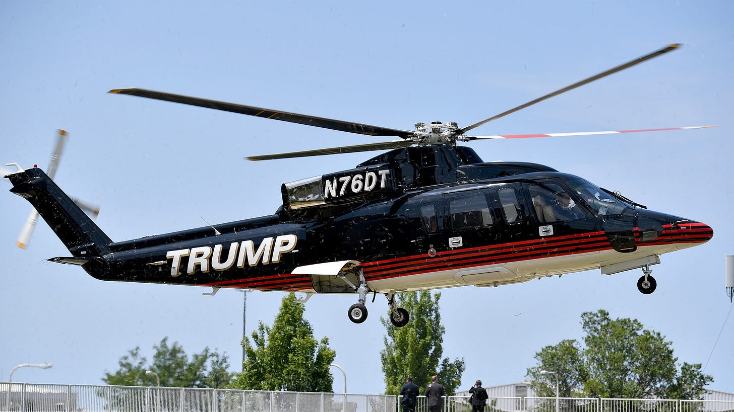 Donald Trumps Helikopter steht zum Verkauf: Den Preis können Sie bestimmen  | GQ Germany