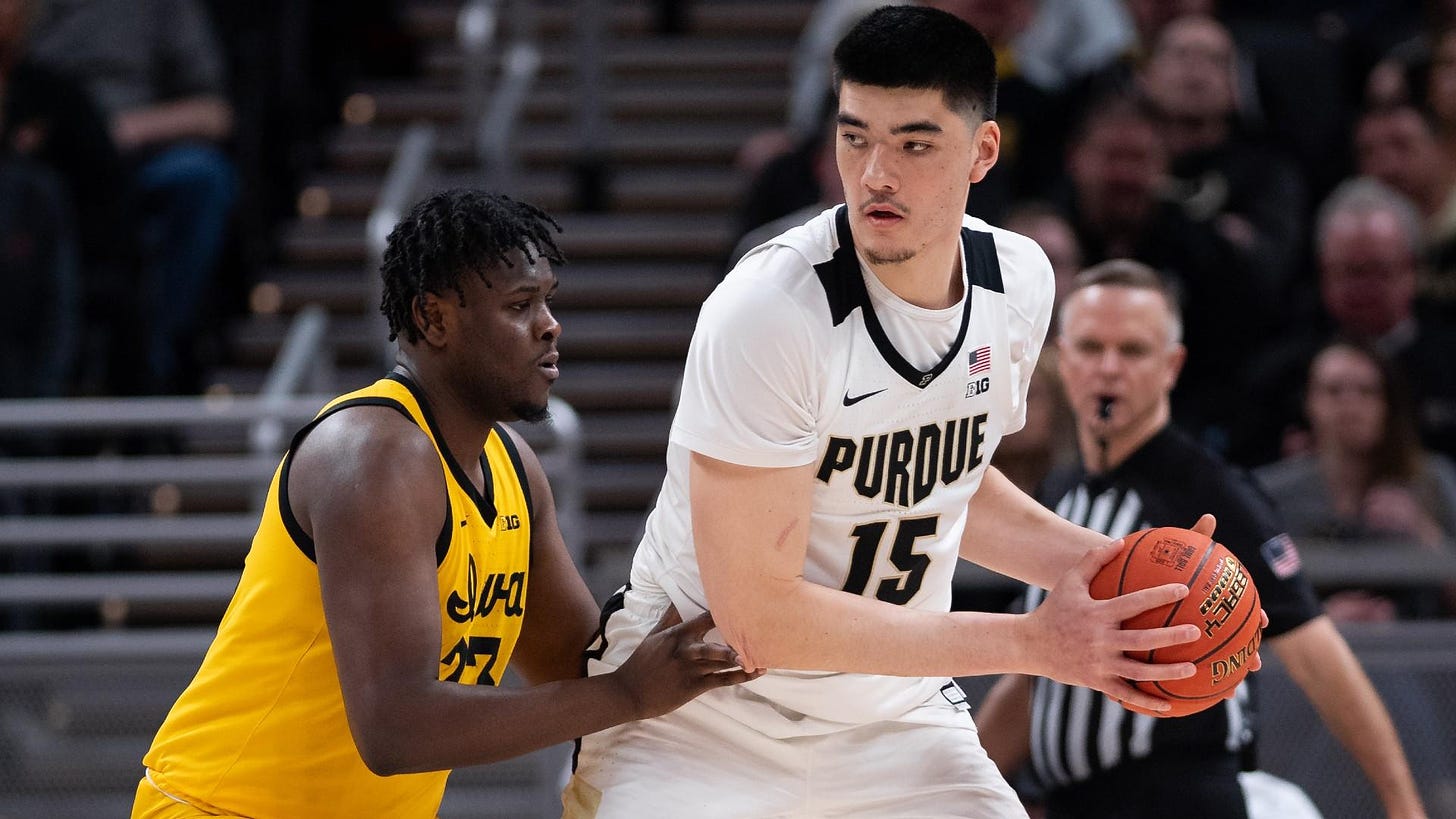 How tall is Zach Edey? Purdue big man towers over the rest of NCAA Sweet 16  field | Sporting News Canada