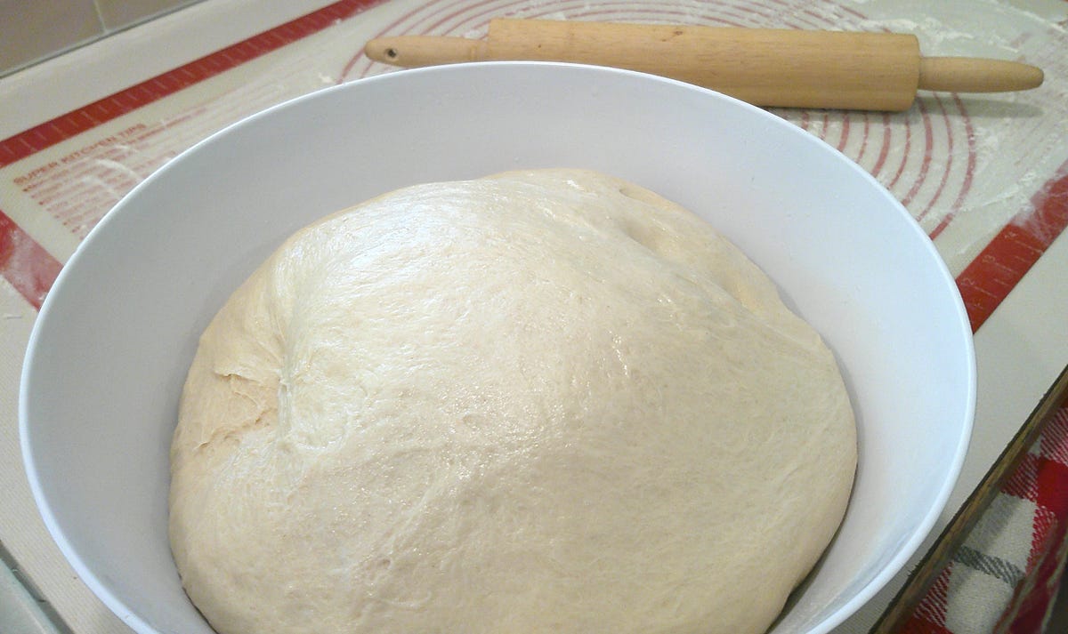 sourdough rising