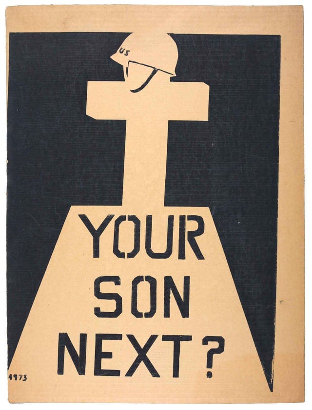 r/PropagandaPosters - "Your Son Next?" American anti-war poster, 1970