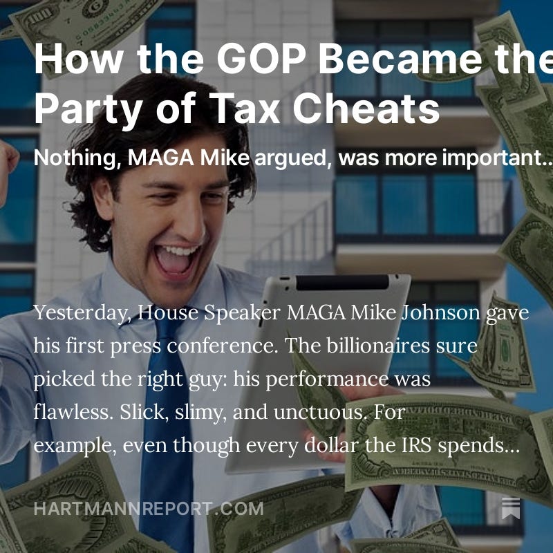 How the GOP Became the Party of Tax Cheats