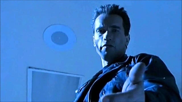 A Question I've thought about: Before sending it back to protect his  younger self in 1995, did John Connor instruct the t800 to say, “Come with  me if you want to live”