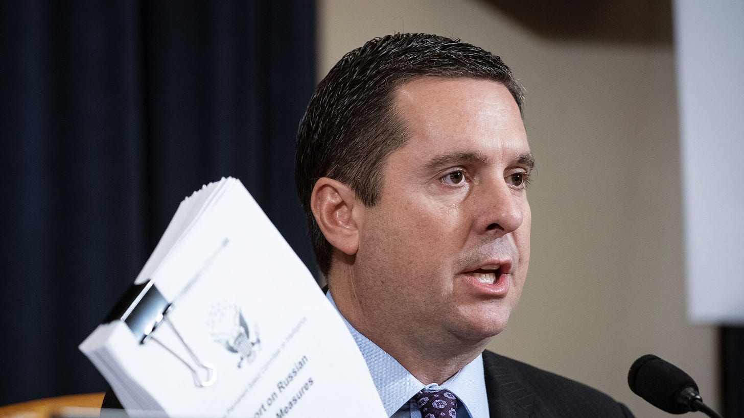 Devin Nunes Accuses Witnesses of Misleading American People with Facts |  The New Yorker