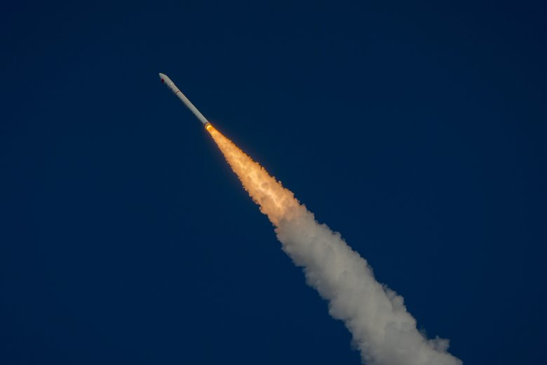 The Ceres-1 Y12 vehicle during first-stage flight.