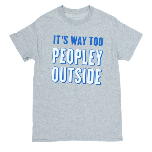 it's way too peopley outside graphic tee - large | Five Below | let go &  have fun