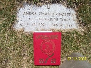 Lance Corporal Foster died on April 10, 1999, while Alpha Co., 1st Battalion, 8th Marine Regiment conducted highly dangerous jungle training in Okinawa. Foster drowned while crossing a roaring stream in full combat gear.