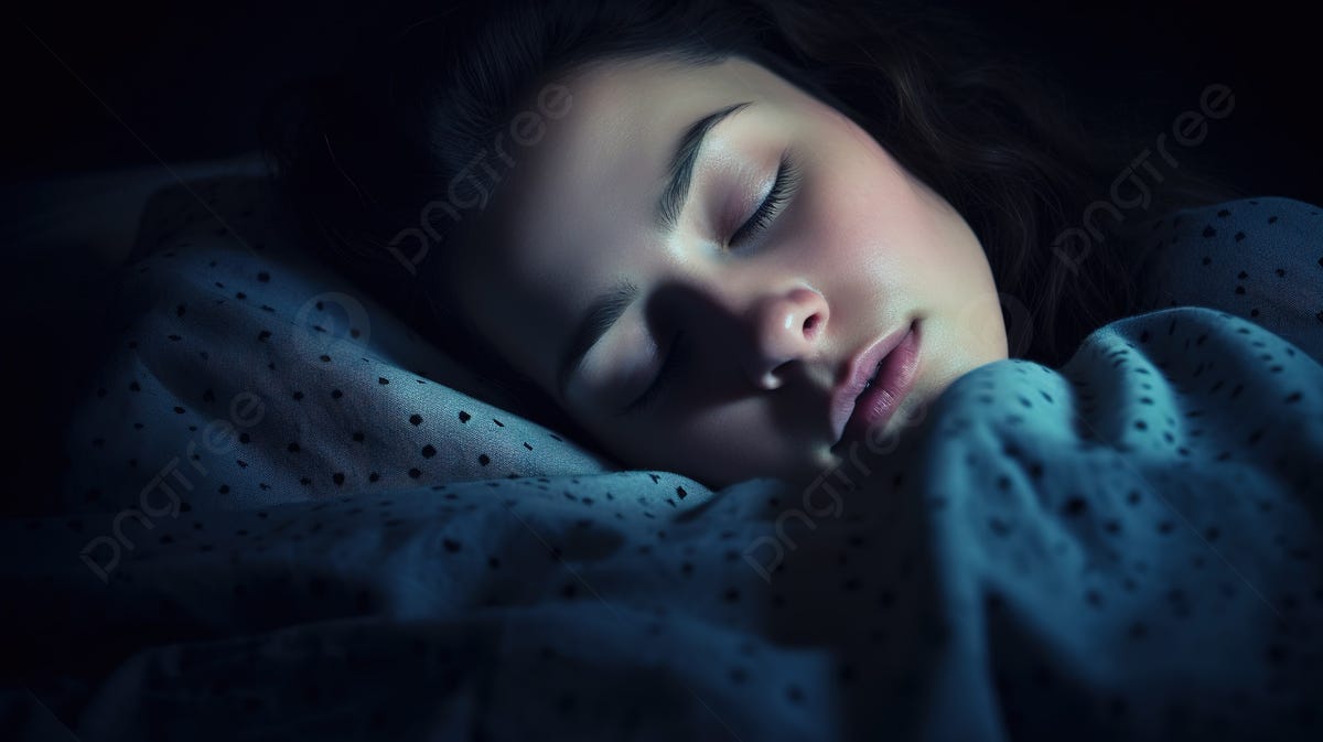 Girl Sleeping With Her Eyes Closed At Night Background, Pictures Of Sleep,  Sleep, Sleeping Background Image And Wallpaper for Free Download