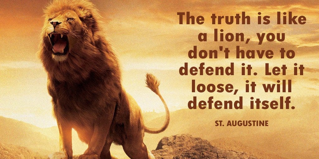 The truth is like a lion - Re-theologizing