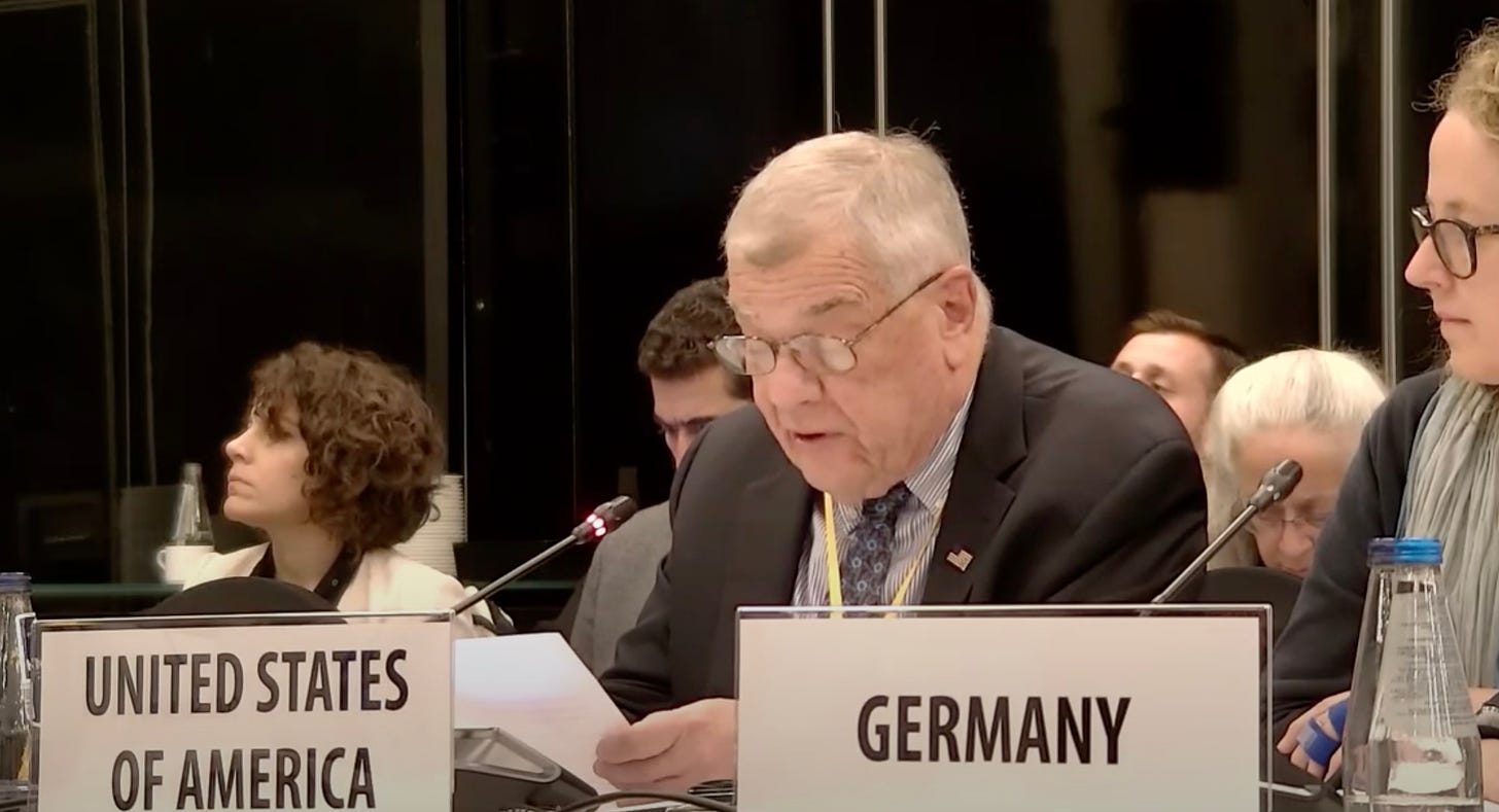 U.S. Head of Delegation Ambassador Michael G. Kozak at OSCE conference; 