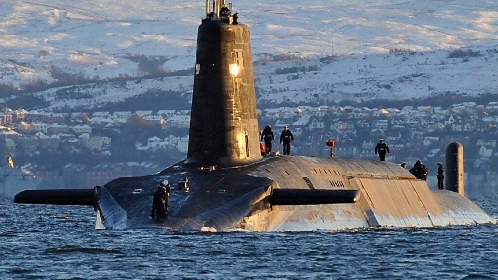 Vanguard-Class: The Royal Navy Submarine Armed with 192 Nuclear ...