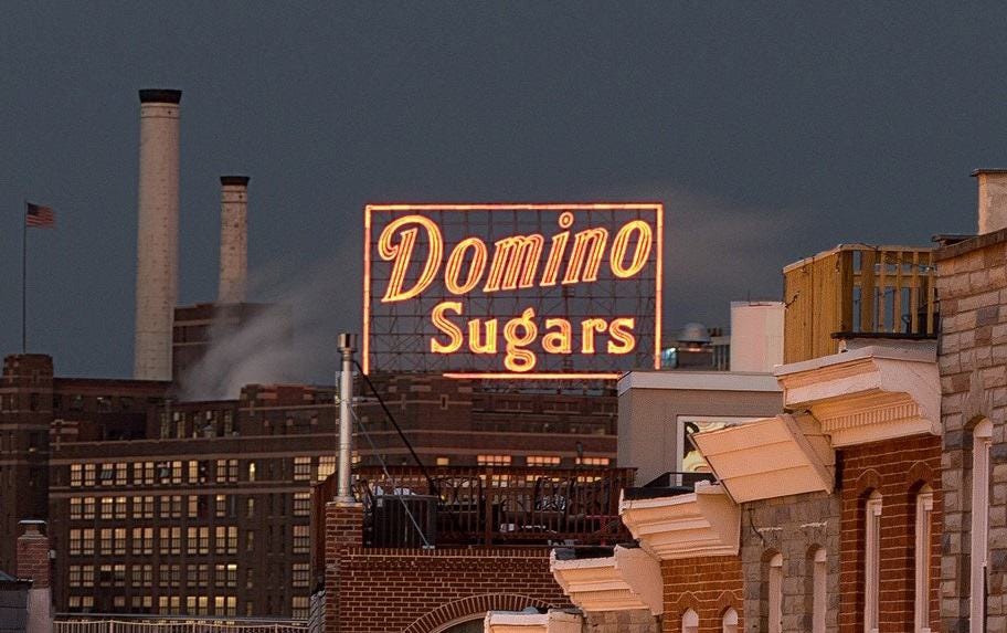 Domino Sugar Sign to be Rebuilt with New Technology | Chesapeake Bay  Magazine