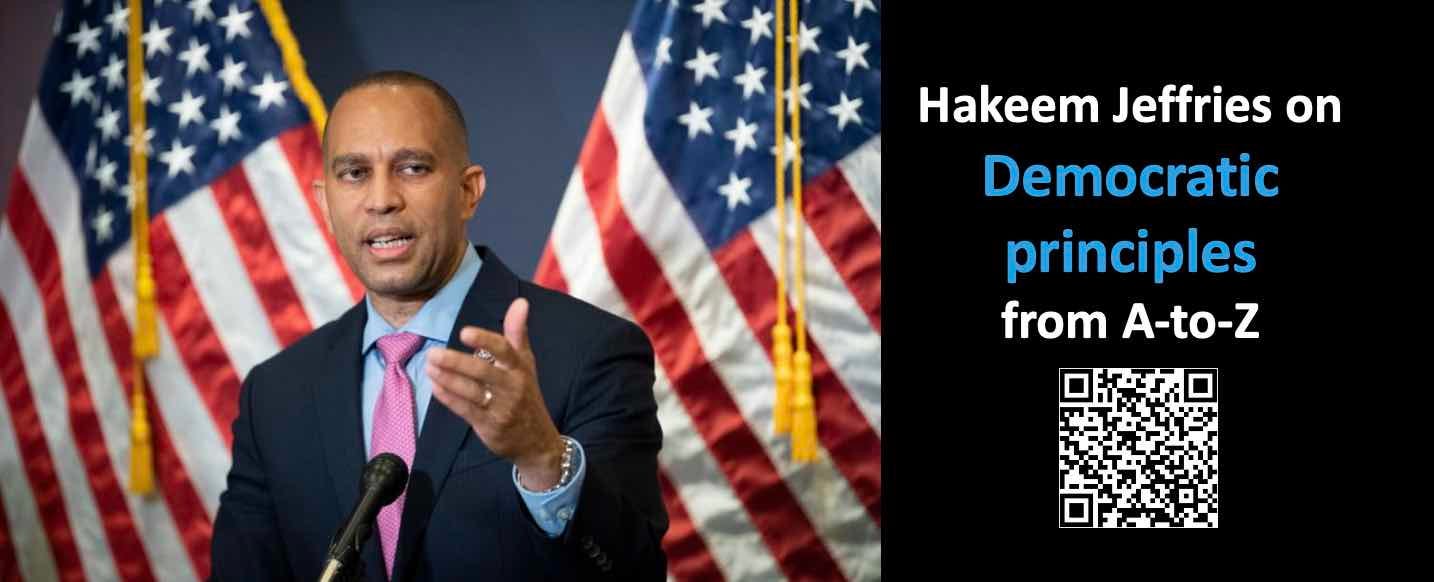 Hakeem Jeffries' Democratic Principles speech in free BigStage teleprompter app