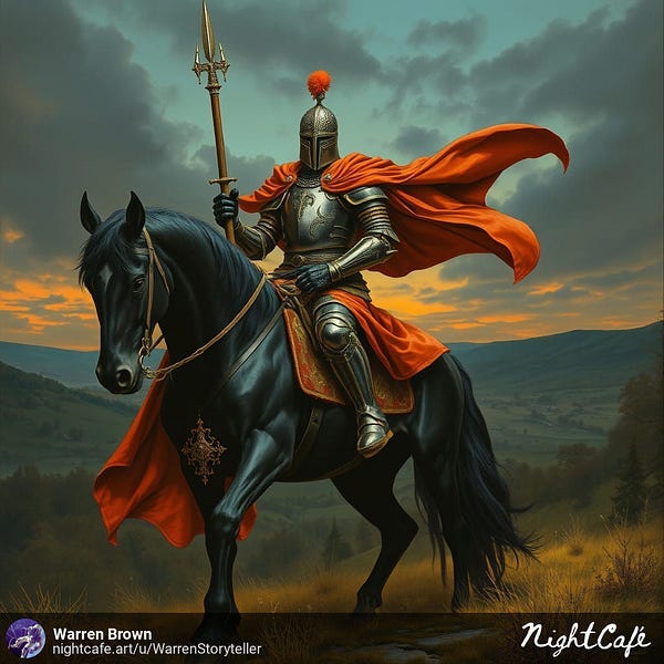 knight on a horse