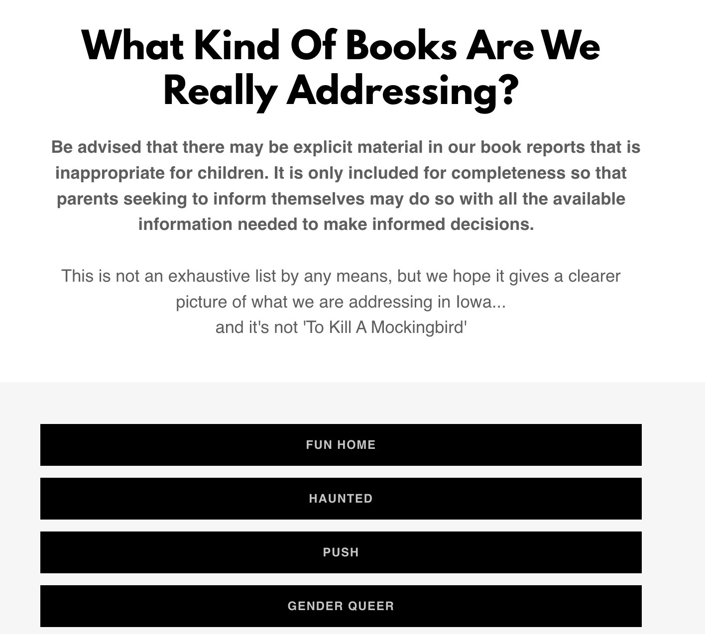 what kind of books are you addressing page from itsnotabookban.com
