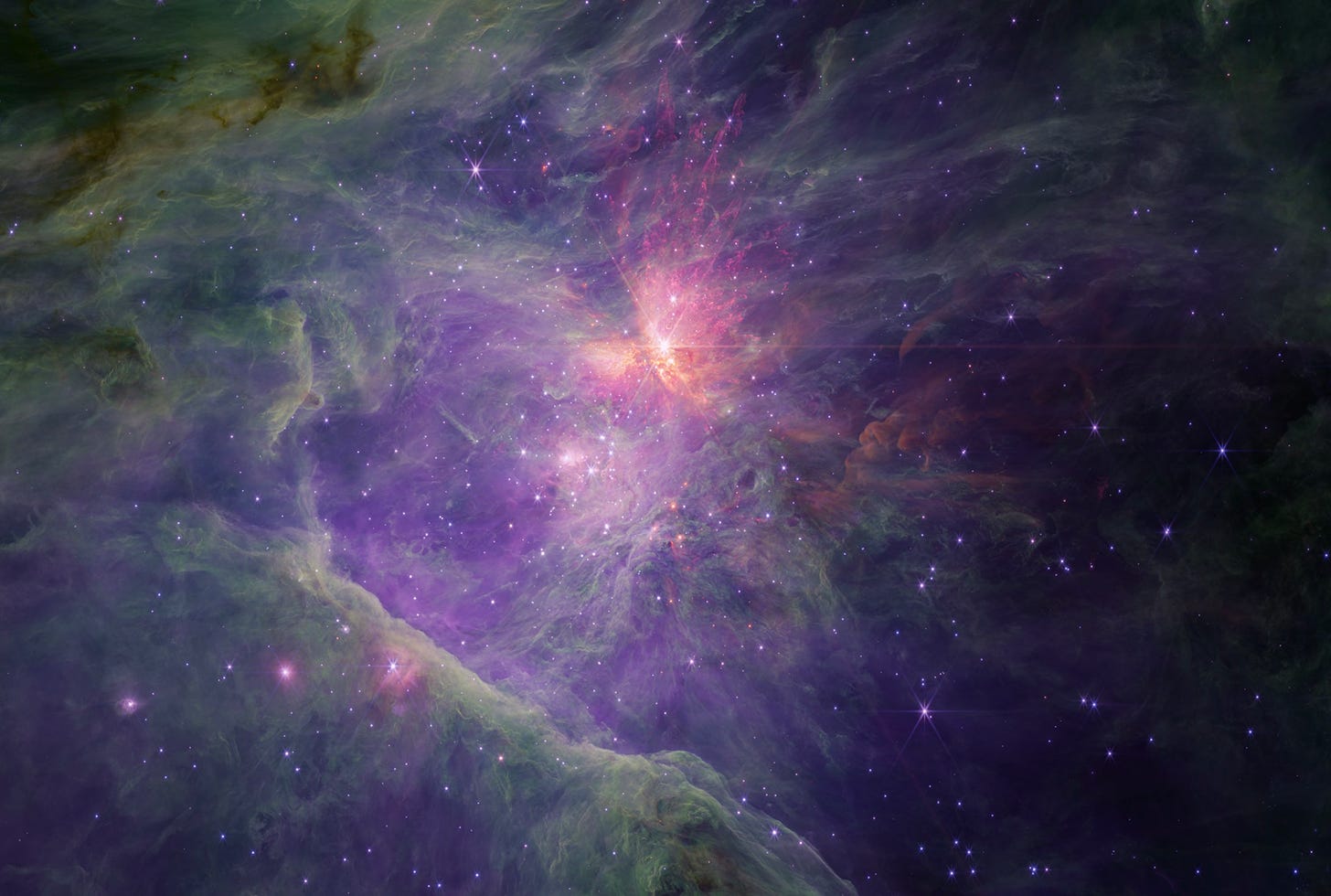 Imagen de la Nebulosa de Orión captura por James Webb