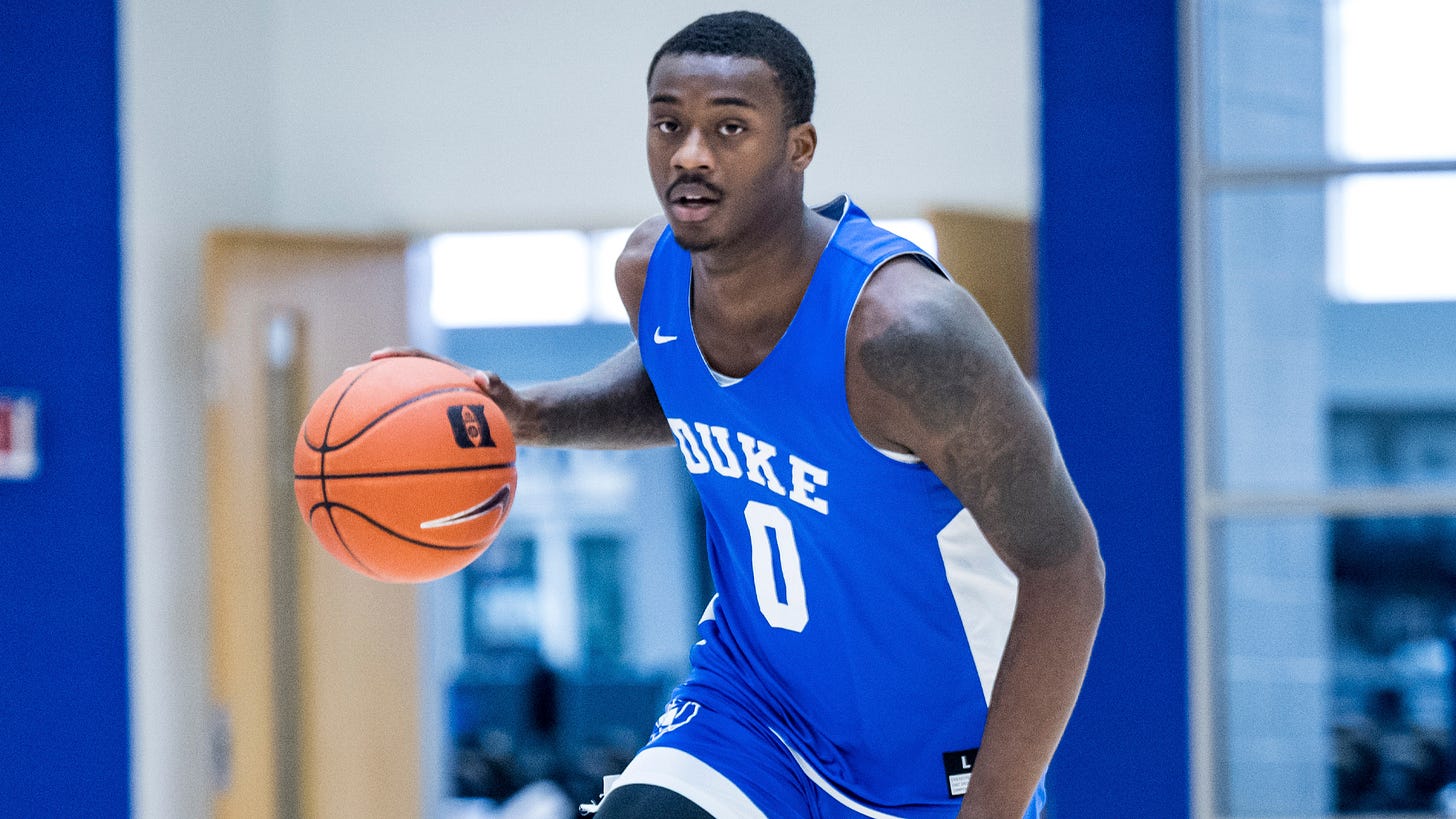 Dariq Whitehead - 2022-23 - Men's Basketball - Duke University