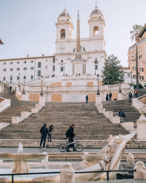 May be an image of 8 people, the Pantheon, Piazza di Spagna and The Trevi Fountain