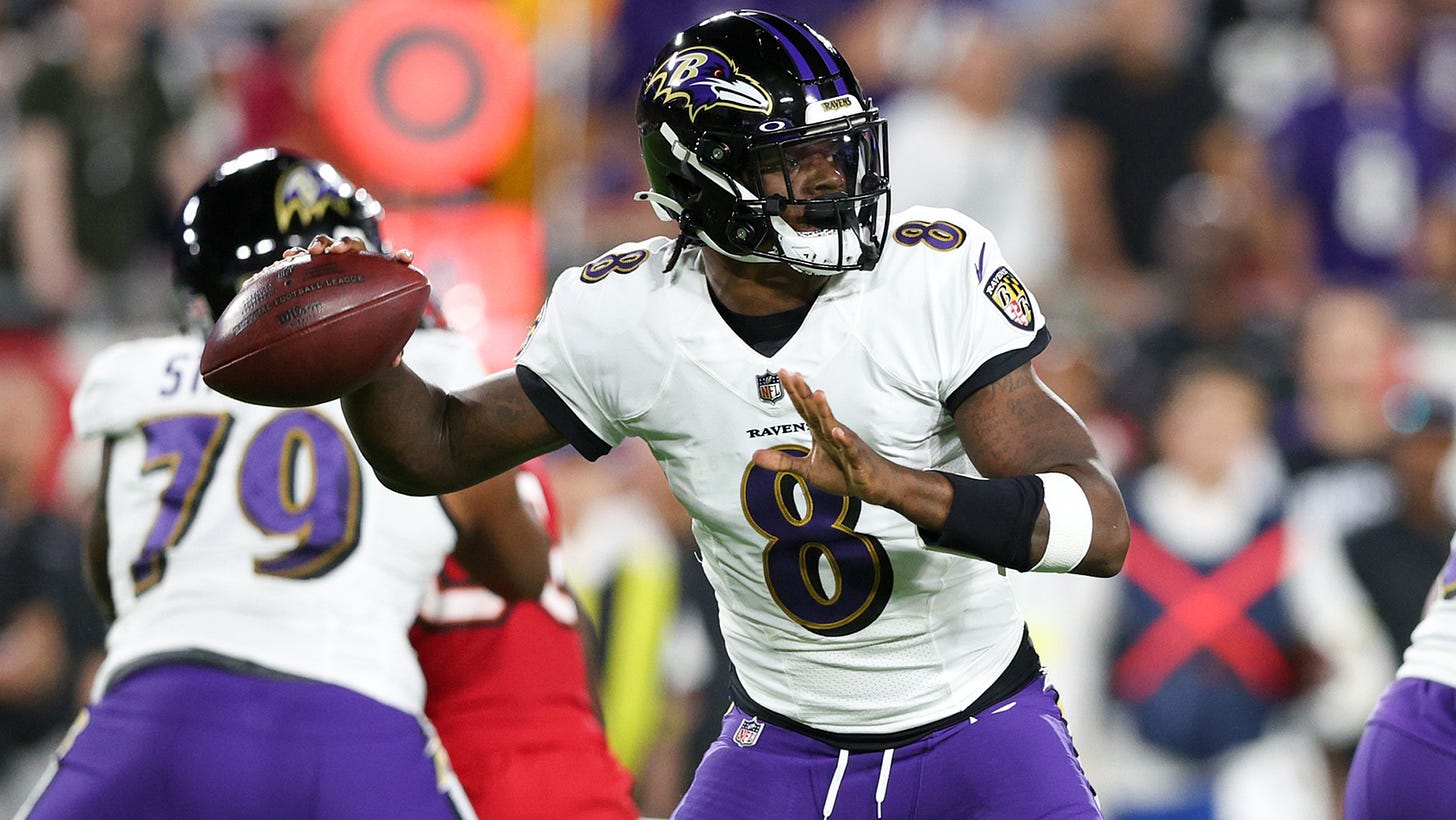 Ravens' Lamar Jackson holds up incredible sign from fan after Bucs win -  NBC Sports Boston