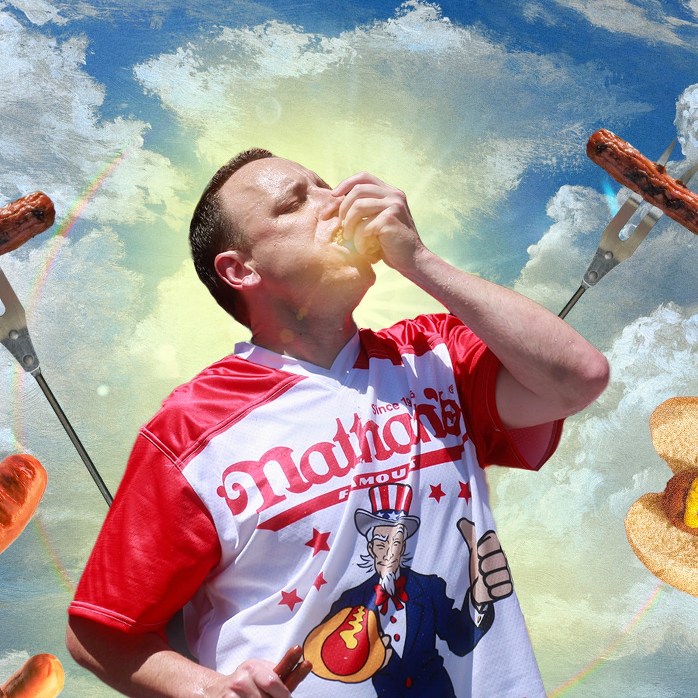 Joey Chestnut Eating Hot Dogs at Coney Island Is Peak America - Eater
