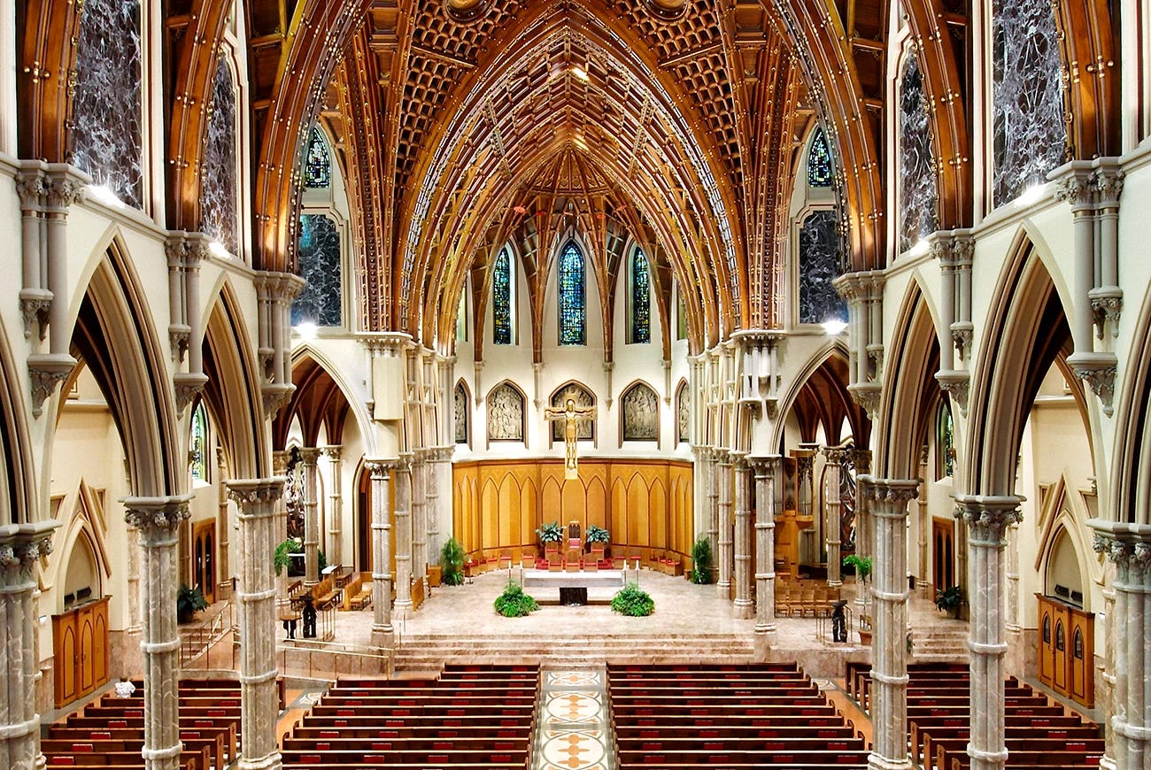 Holy Name Cathedral Nave and Sanctuary