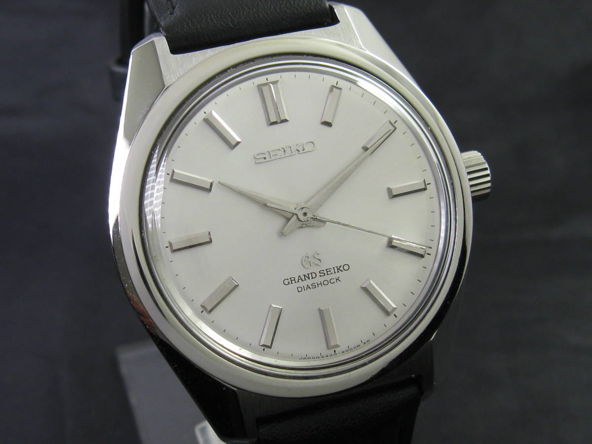 Rare Good Condition Grand Seiko/Grand Seiko GS Early Model Ref.4420-9000 Cal.4420B Hand-wound Overhauled/Newly Polished Manufactured in 1967