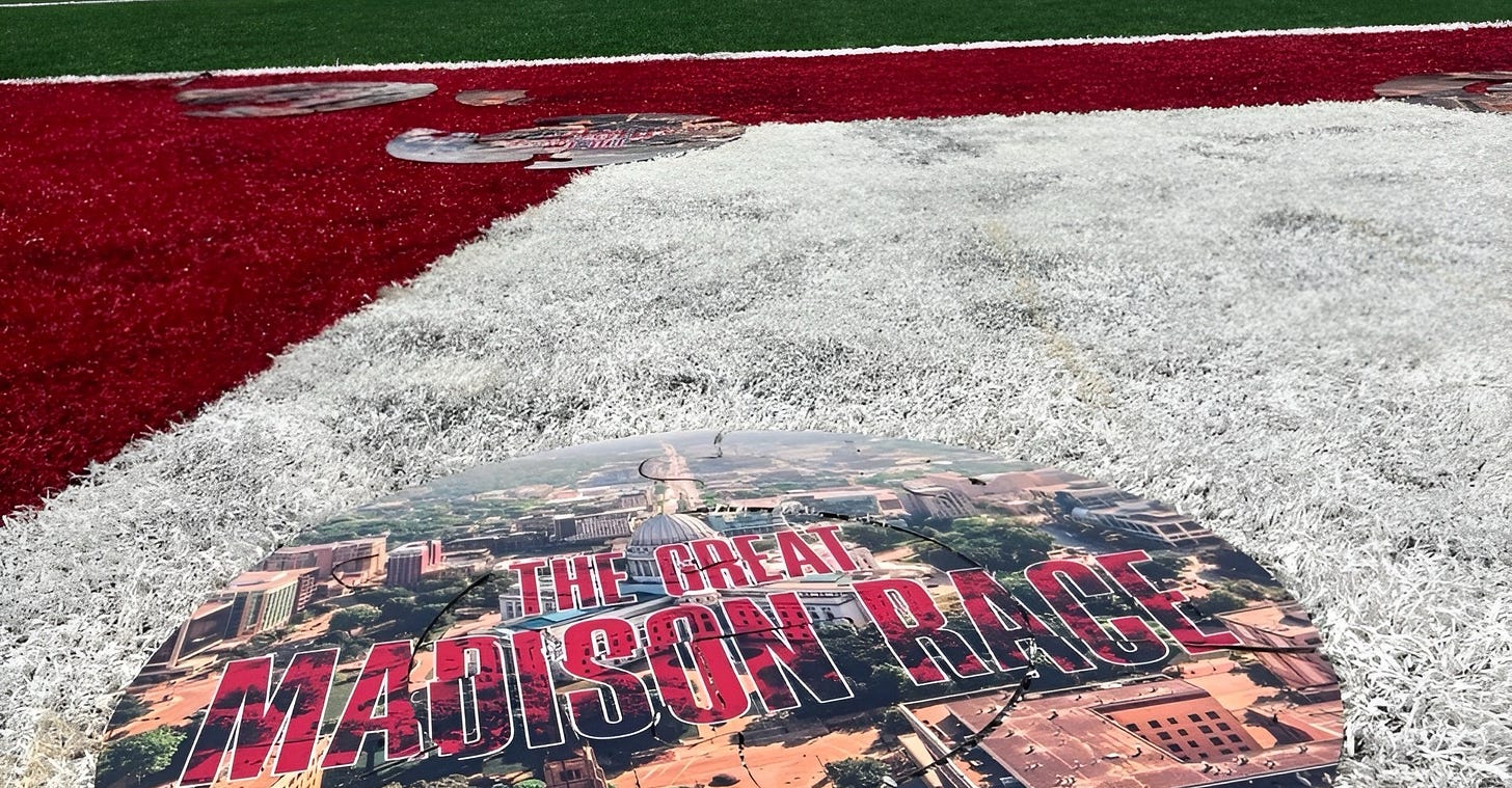 Wisconsin football hosted 'the Great Madison Race' for Bucky's BBQ