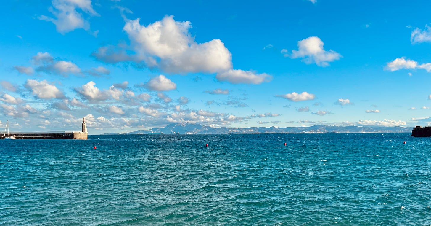 View of Morocco from Tarifa