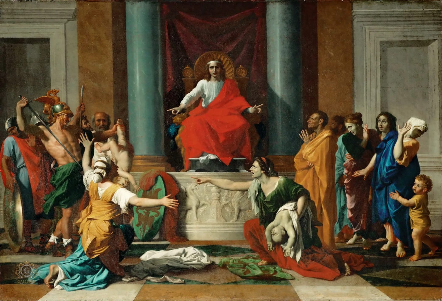 Nicolas Poussin. The Judgement Of Solomon