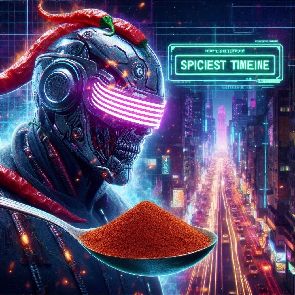 the spiciest timeline, cyberpunk