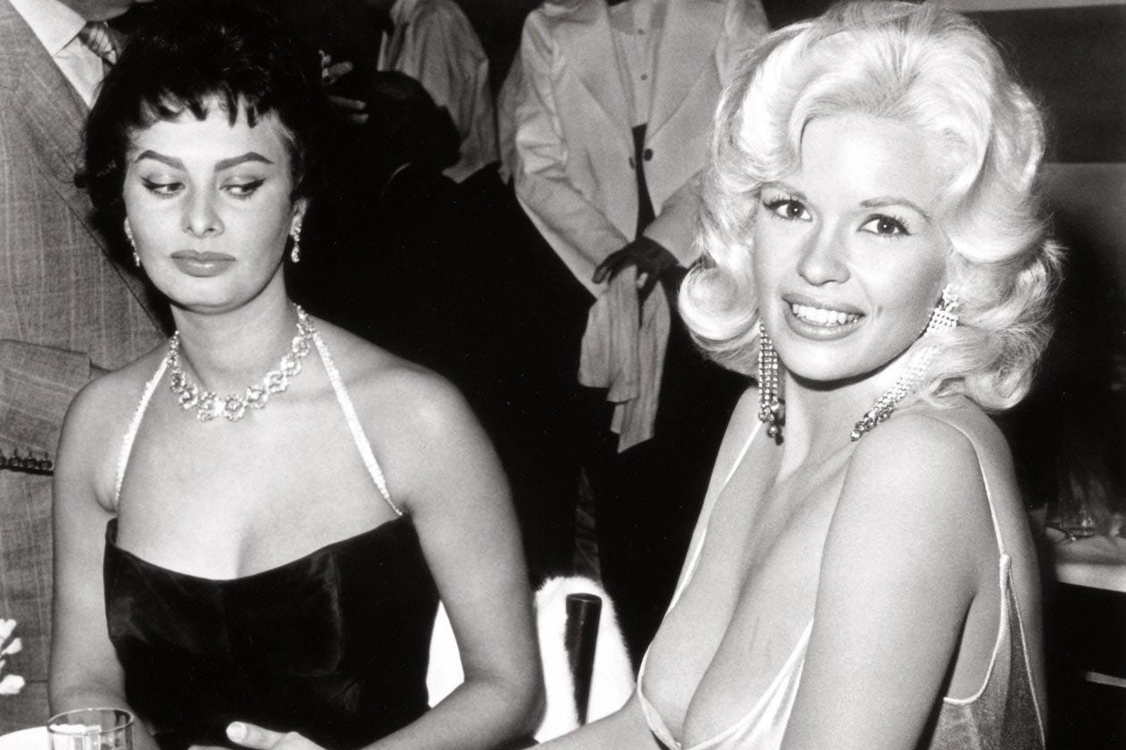 Story Behind Infamous Sophia Loren and Jayne Mansfield Photo ...