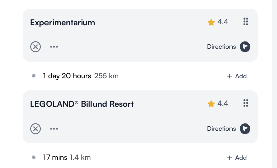 1 day and 20 hours trip from Experimentarium to LEGOLAND Billund from Trav