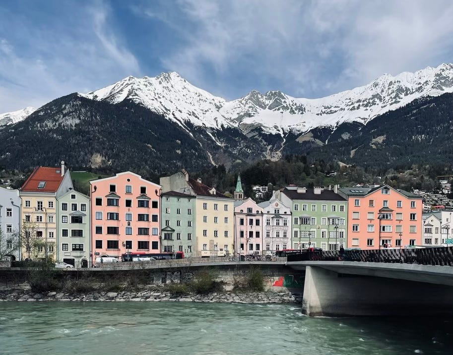 Innsbruck and the Nordkette Mountains