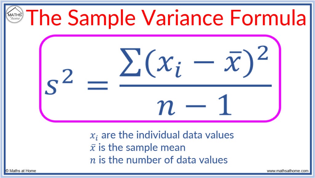 How to Calculate Variance – mathsathome.com