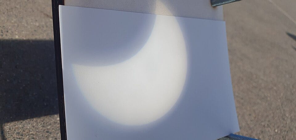 File:2025, 29th March partial solar eclipse. Projected in Torquay, Devon. 05.jpg File:2025, 29th March partial solar eclipse. Projected in Torquay, Devon. 05.jpg