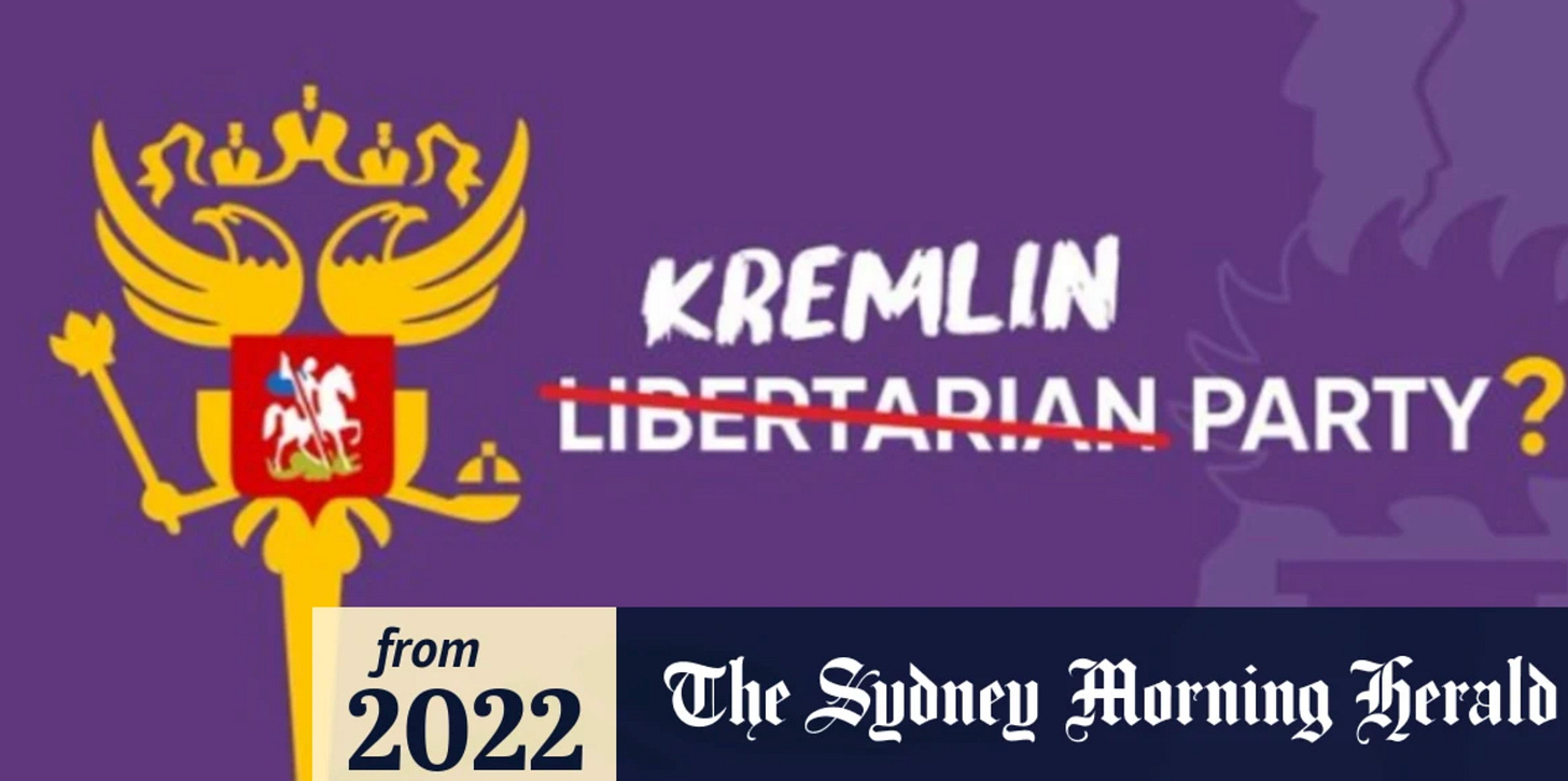 Is the Libertarian Party taken over by the Kremlin?