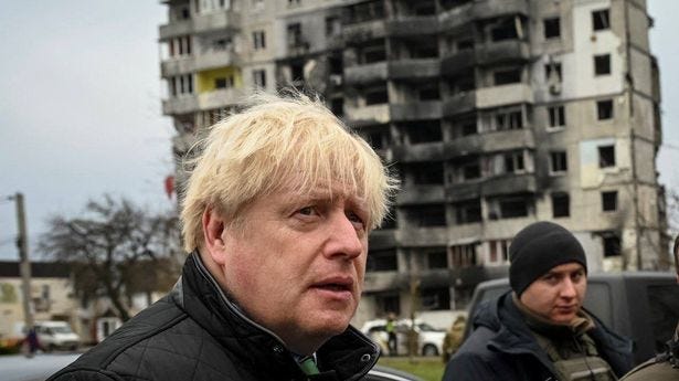 Boris Johnson makes surprise visit to Ukraine as political issues mount at  home - Mirror Online
