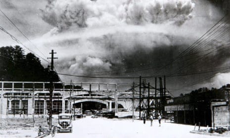 The mushroom cloud after the bombing of Nagasaki on 09 August 1945, killing more than 73,000 people.
