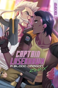 the cover of Captain Laserhawk: A Blood Dragon Remix: Crushing Love