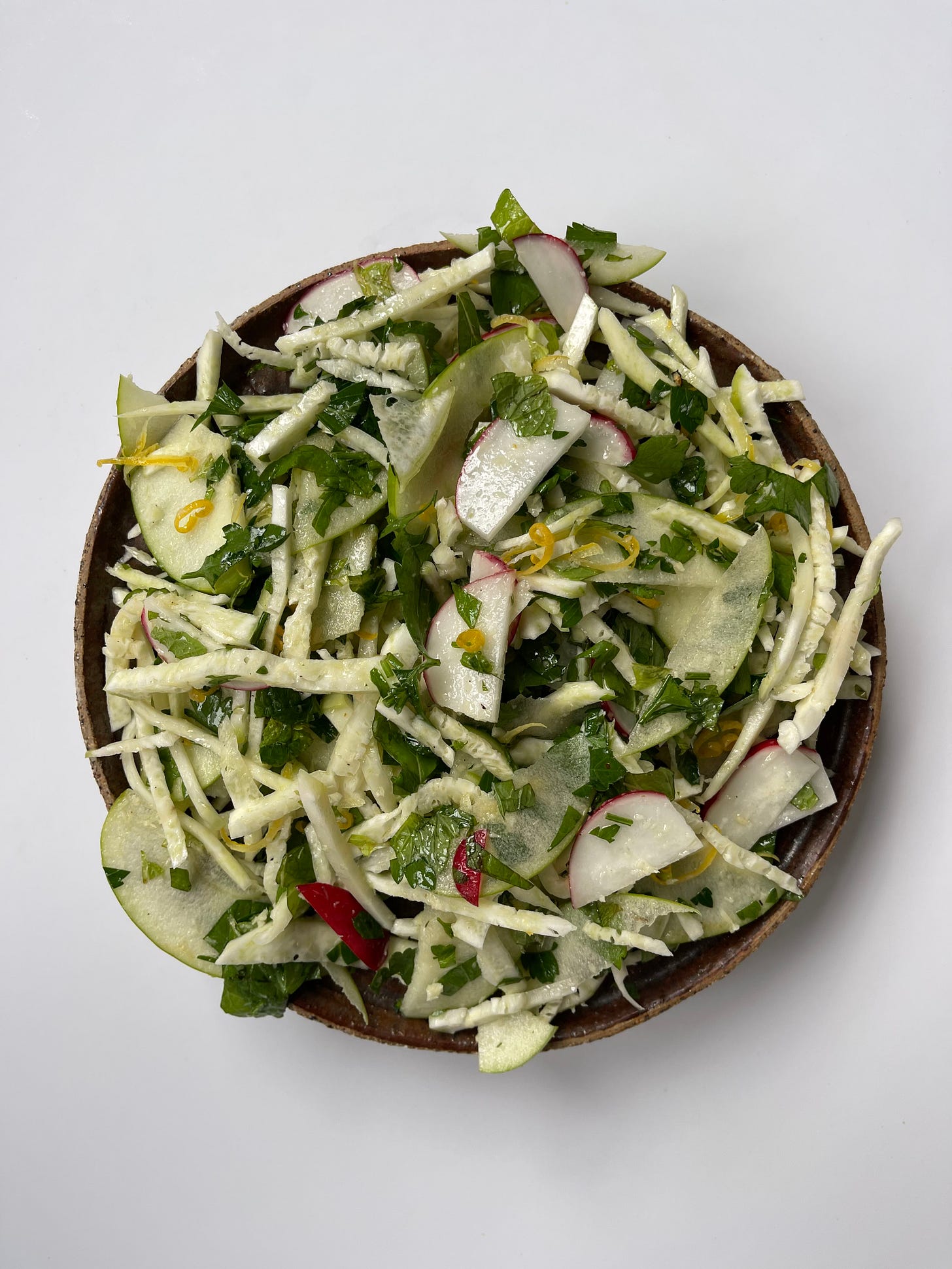 A SLOW ROASTED ROLLED LAMB BELLY FOR SPRING and A FRESH KOHLRABI SLAW