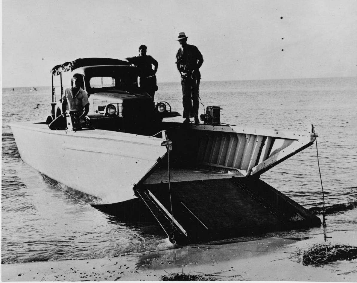 Higgins 36-foot ramped landing boat