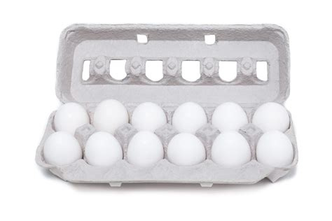 Unprinted Jumbo Egg Cartons, 2x6 packed 200/case