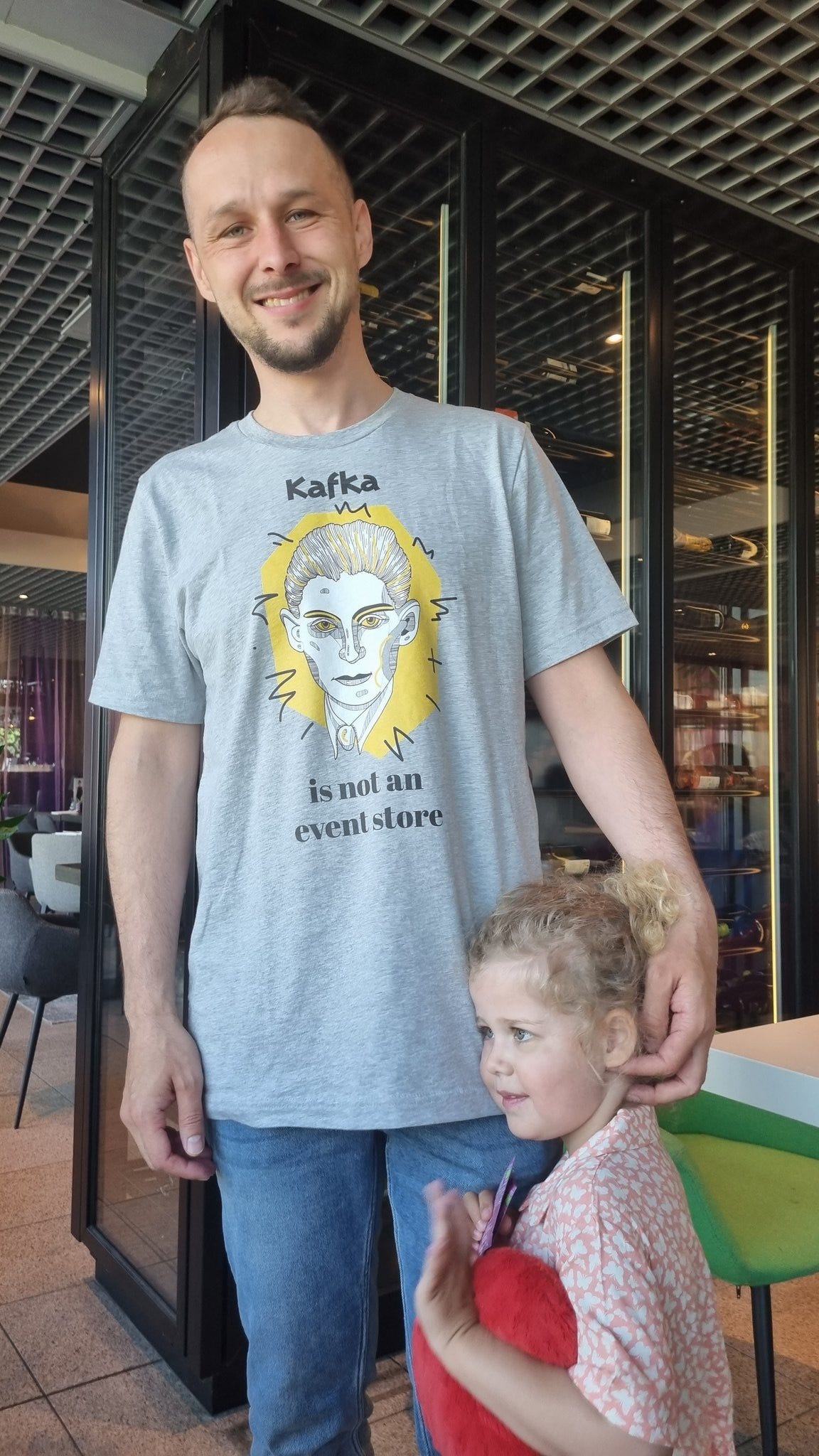 T-shirt with Franz Kafka