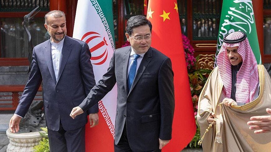 Iran, Saudi Arabia FMs meet in China, agree to expand ties - Al-Monitor:  Independent, trusted coverage of the Middle East