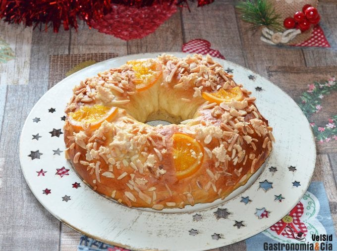 Receta de Roscón de Reyes