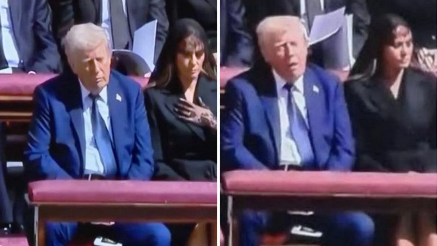 Did Donald Trump Fall Asleep At Pope Francis' Funeral? Internet Has A Field  Day After Photos Go Viral