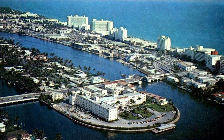 Cover: Postcard of Saint Francis Hospital on Allison Island in the 1950s. Courtesy of Casey M. Piket.