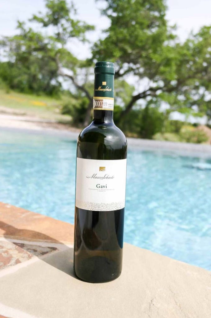 bottle of Gavi made from Cortese